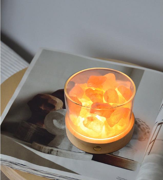 Aromatherapy Healing Crystal Diffuser with Lamp Base | Sustainable Home Fragrance