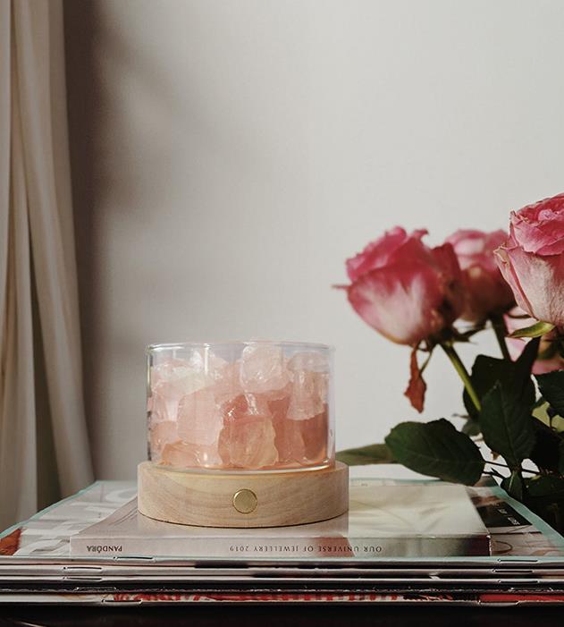Aromatherapy Healing Crystal Diffuser with Lamp Base | Sustainable Home Fragrance