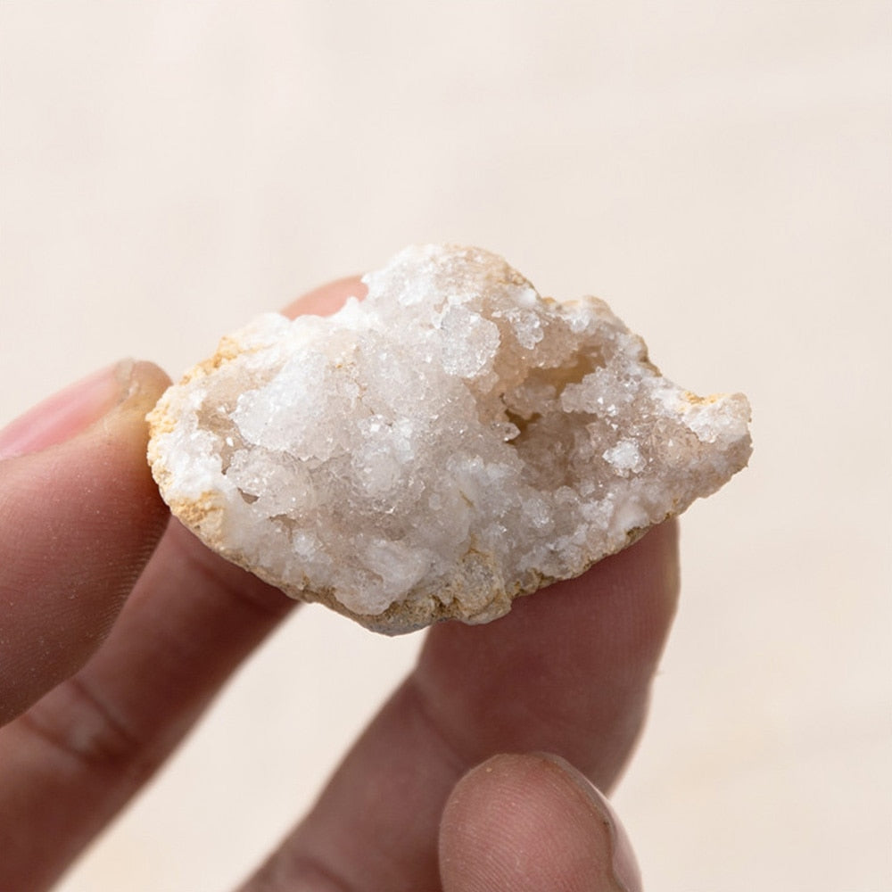 Unopened Natural Agate Geode Raw Crystal | Energy Healing Lucky Stone Cluster Cave Specimen