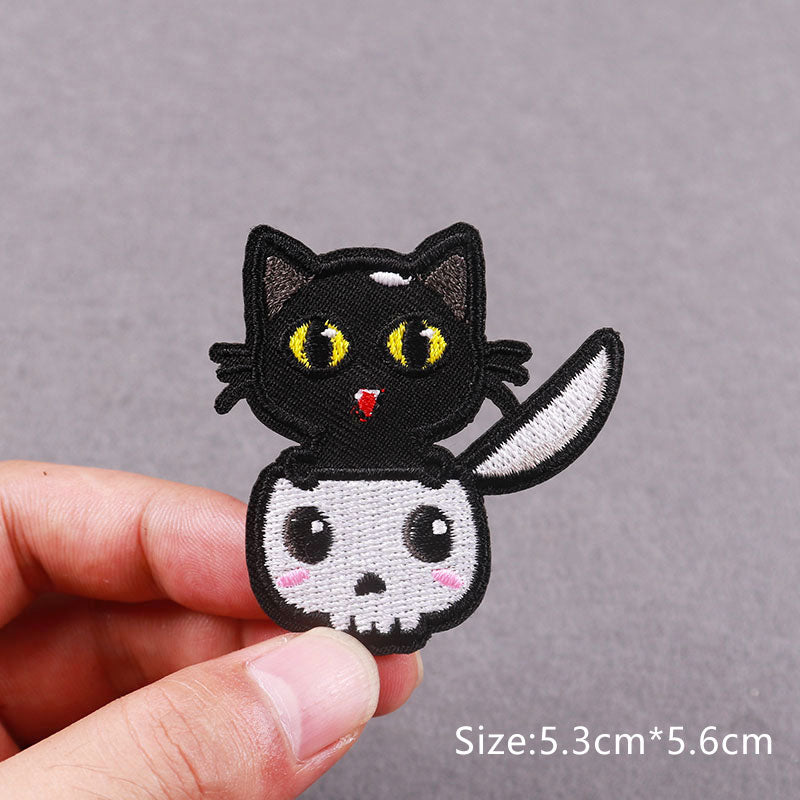 Witchcraft Love Potion Embroidery Patch | Magical Iron-On Patch for Clothing | Enchanting Design