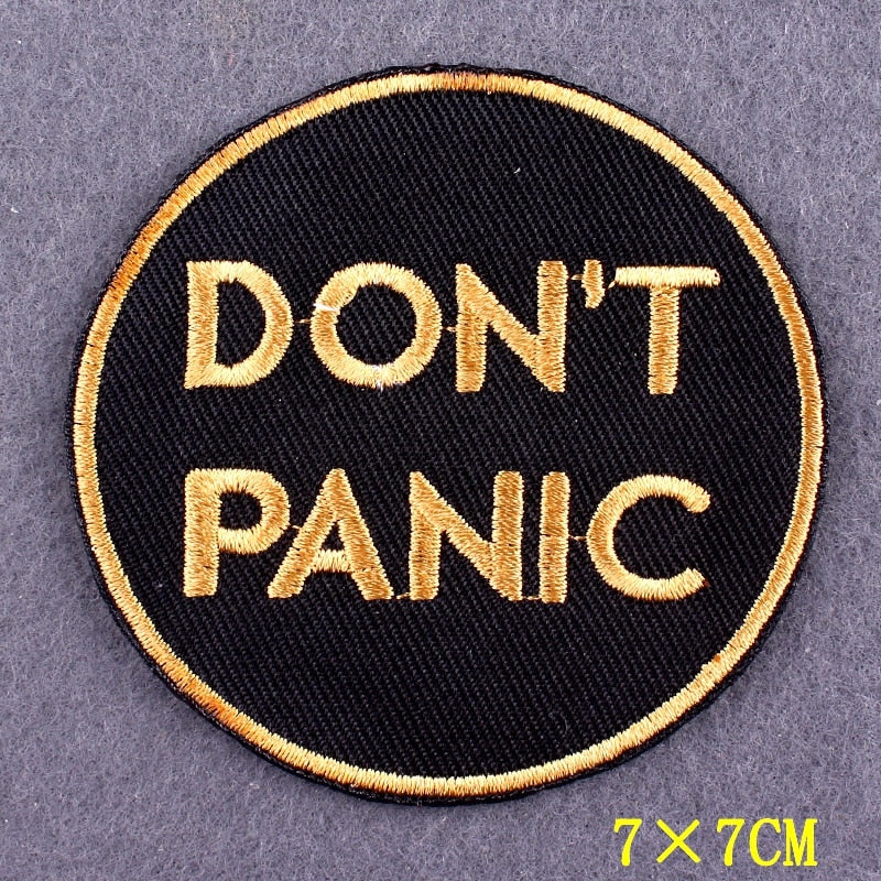 Embroidered Patch | Positive Words DIY Iron-On Patch for Clothing | Slogan Badges on Backpacks