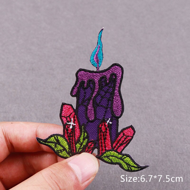 Witchcraft Love Potion Embroidery Patch | Magical Iron-On Patch for Clothing | Enchanting Design