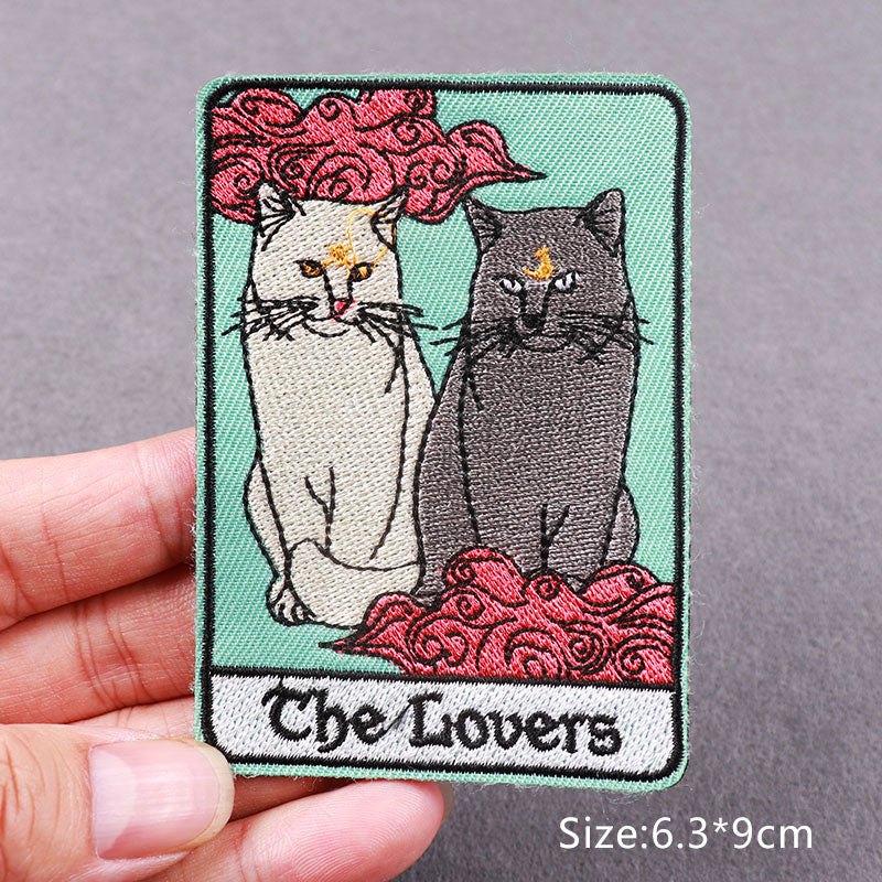 Witchcraft Love Potion Embroidery Patch | Magical Iron-On Patch for Clothing | Enchanting Design
