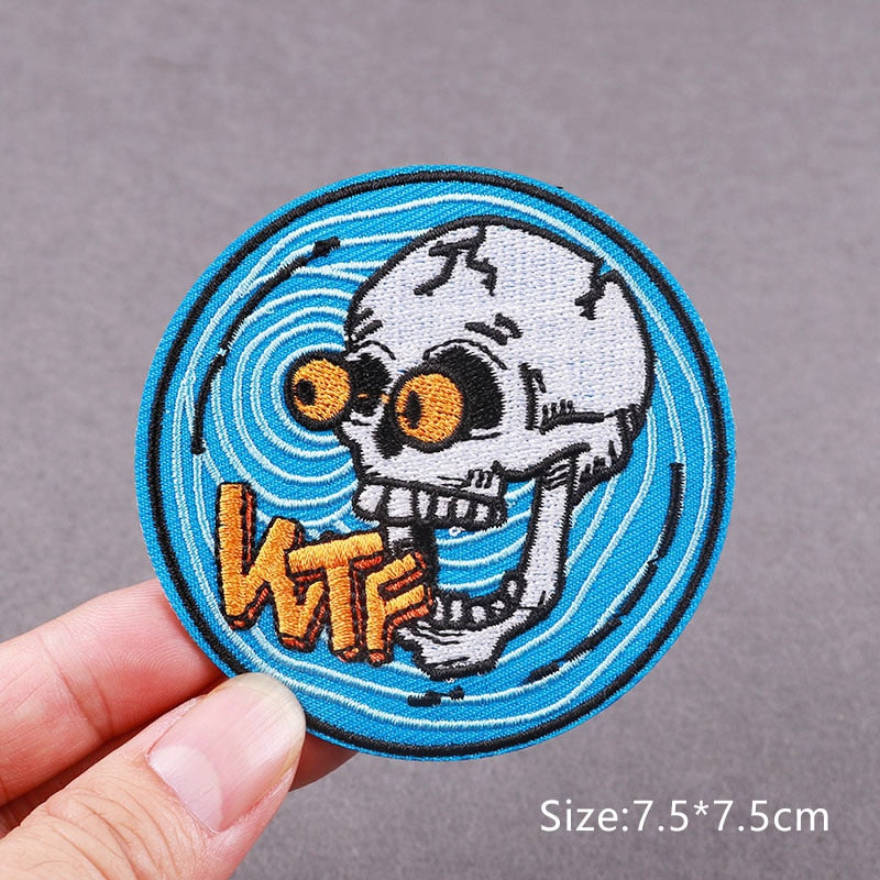 Witchcraft Love Potion Embroidery Patch | Magical Iron-On Patch for Clothing | Enchanting Design