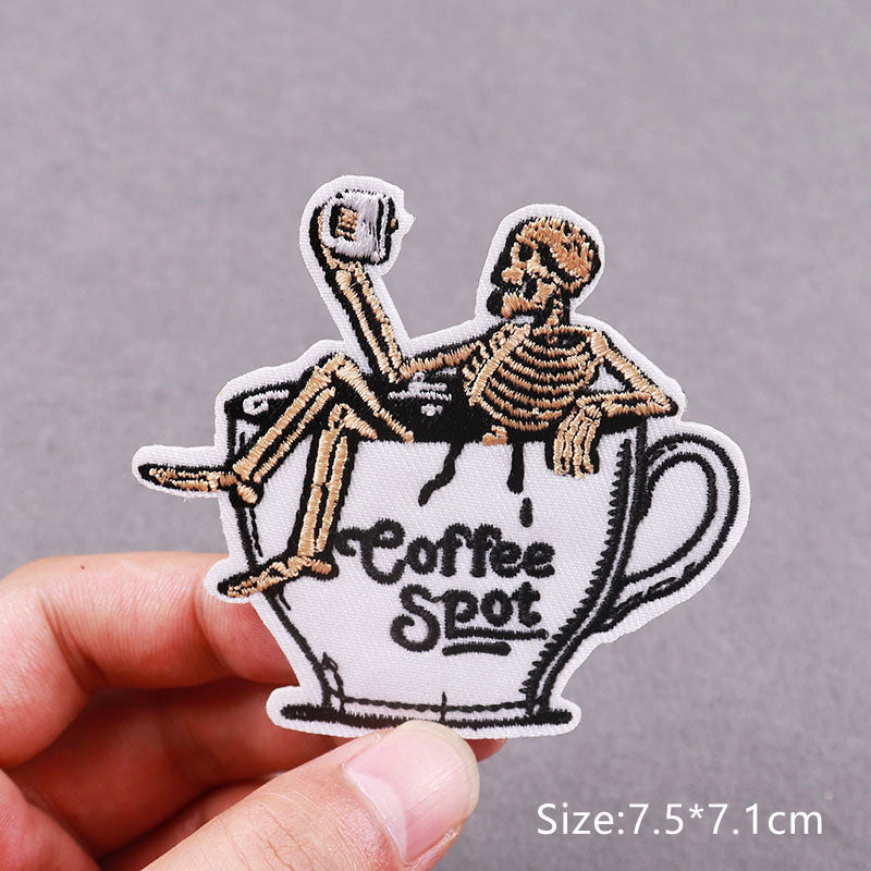 Witchcraft Love Potion Embroidery Patch | Magical Iron-On Patch for Clothing | Enchanting Design