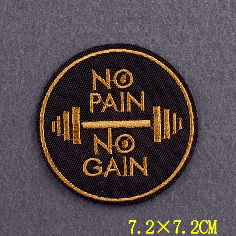 Embroidered Patch | Positive Words DIY Iron-On Patch for Clothing | Slogan Badges on Backpacks