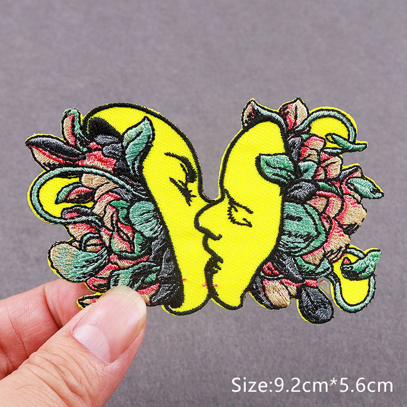 Witchcraft Love Potion Embroidery Patch | Magical Iron-On Patch for Clothing | Enchanting Design