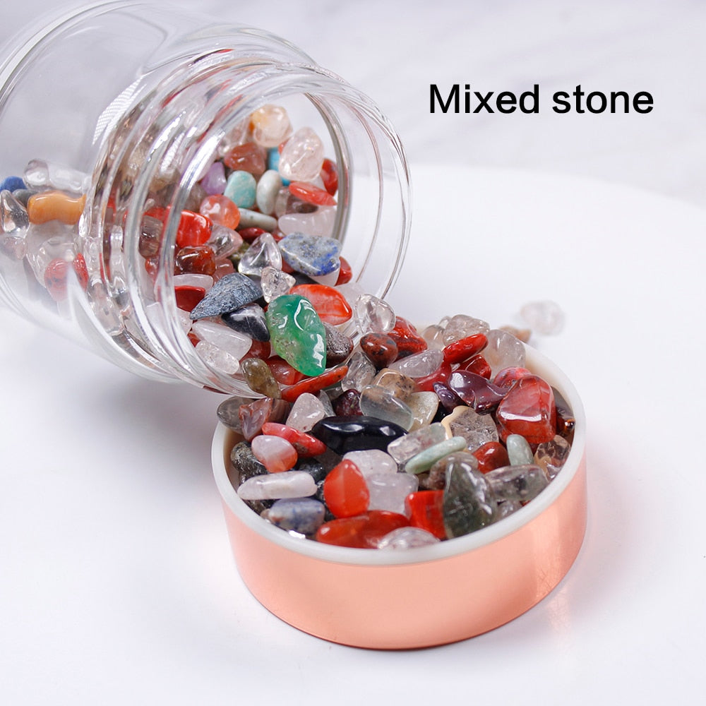Crystal Elixir Water Bottle with Tea Infuser for Healing Energy