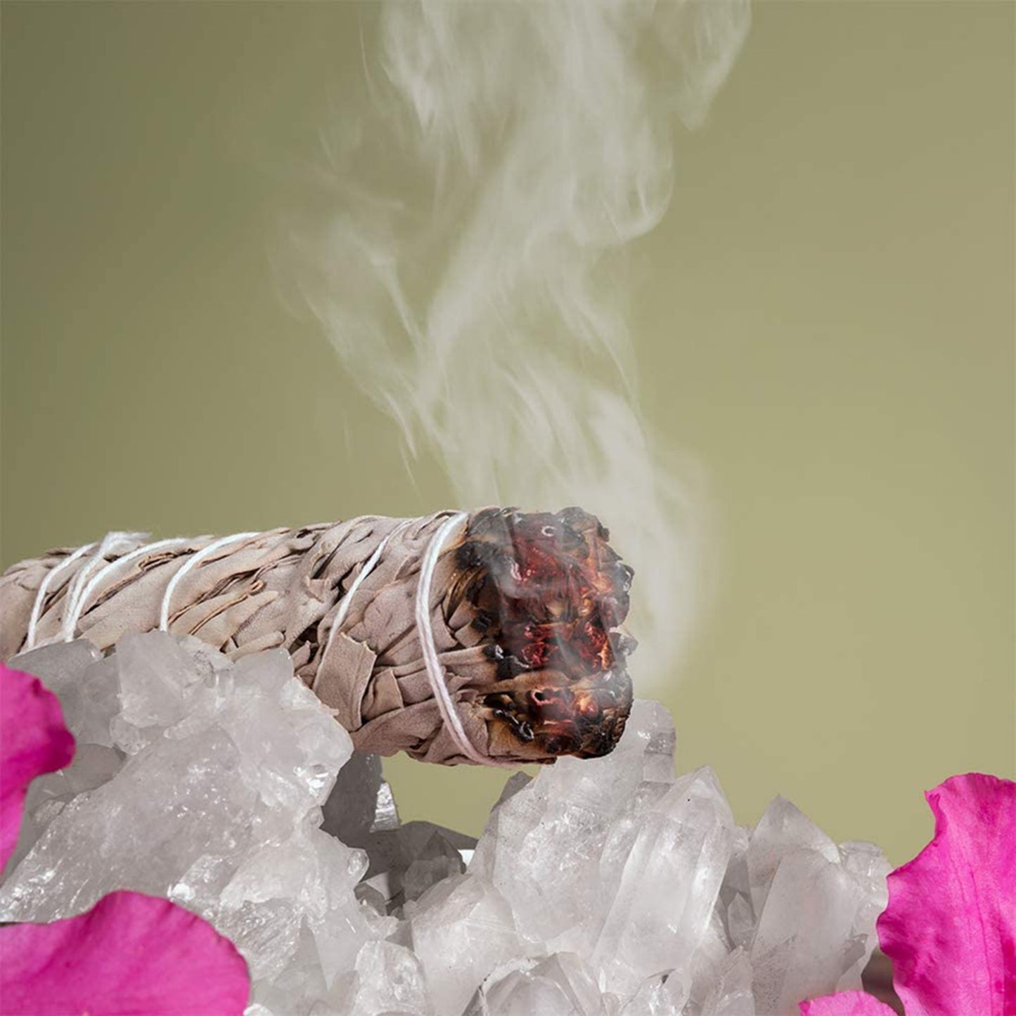 10cm White Sage Bundle and Palo Santo Wood for Spiritual Cleansing and Uplifting Energy