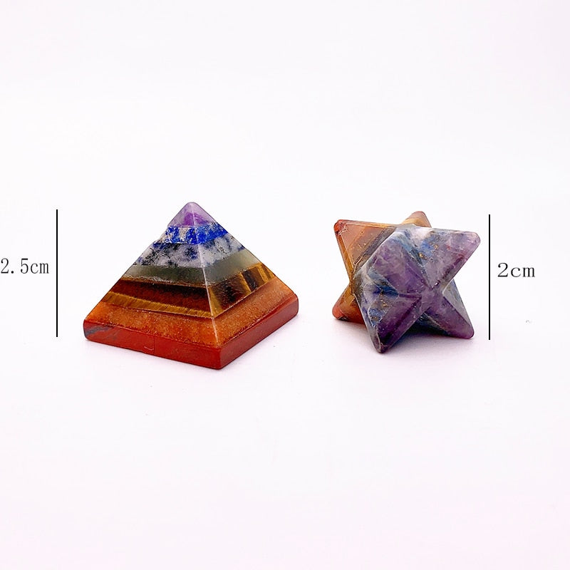 7 Chakra Crystal Set for Balancing and Aligning Energy Centers Red Jasper Orange Aventurine Yellow Tiger Eye Green Aventurine Sodalite Lapis Lazuli and Amethyst