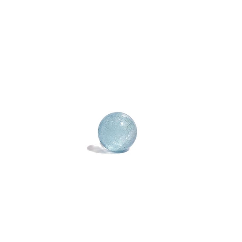 15MM Natural Mini Aquamarine Ball Gemstone Polished Blue Quartz Crystal Healing Energy Stone Sphere
