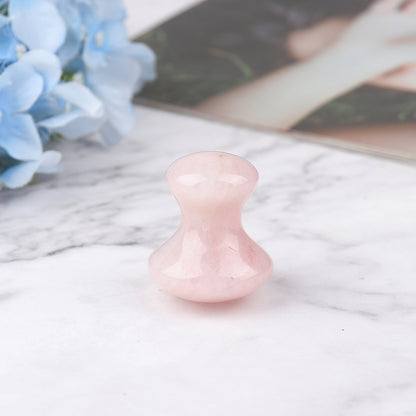 Jade Roller for Face and Body Massage | Natural Rose Quartz Stone | Anti-Aging and Relaxation Tool