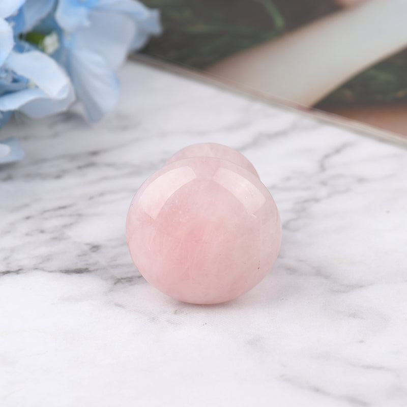 Jade Roller for Face and Body Massage | Natural Rose Quartz Stone | Anti-Aging and Relaxation Tool