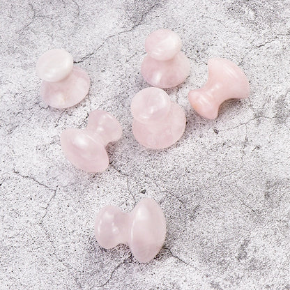 Jade Roller for Face and Body Massage | Natural Rose Quartz Stone | Anti-Aging and Relaxation Tool