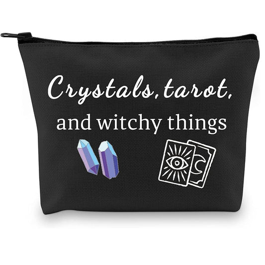 Cosmetics Bag for Crystals Tarot Cards and Witchy Things