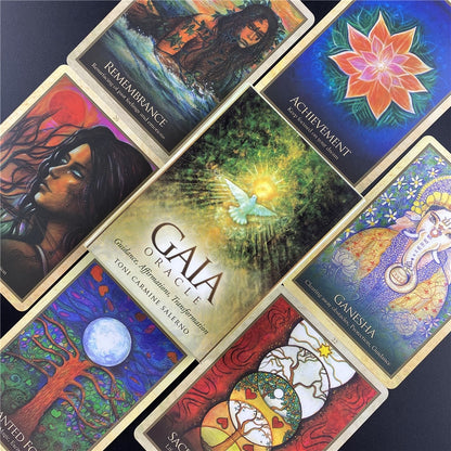 Crystals Stone Tarot Deck High-Quality Board Game Fate Divination Spiritual Guidance and More