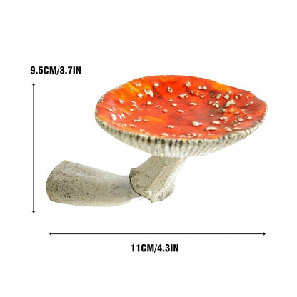 Whimsical Amanita Mushroom Floating Shelf