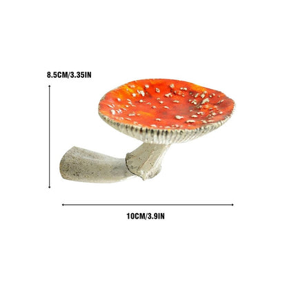 Whimsical Amanita Mushroom Floating Shelf