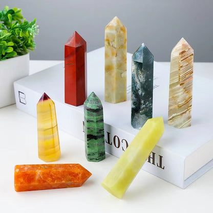 Natural Crystal Point Towers Healing Crystals for Spiritual Decor and Energy Work